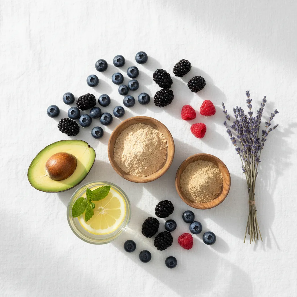 Woman in her 40s practicing hormone balancing wellness routine